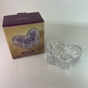 Home Trends 24% Lead Crystal Butterfly Trinket Box